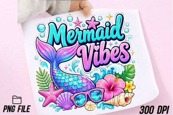 Download Mermaid Tail Summer Vibes PNG - Summer vibes png Collection