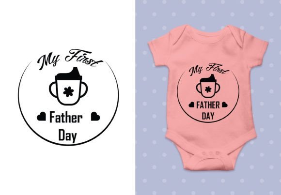 Download Father Day Baby T Shirt Design - Premium Resources