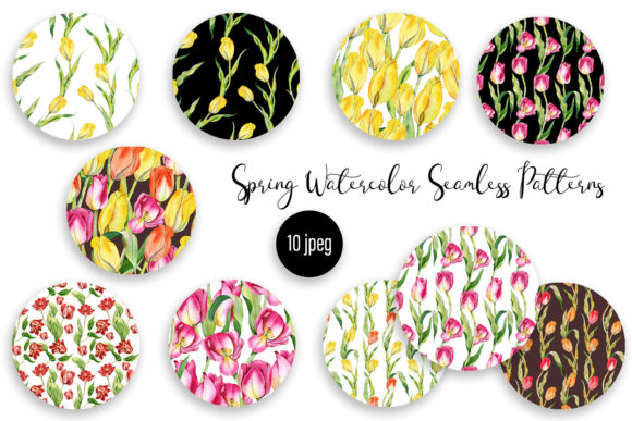 Download Spring Digital Paper, Tulip Flowers - Premium Resources