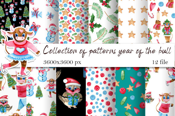 Download Digital Paper Packaging with Bulls - Premium Bundle