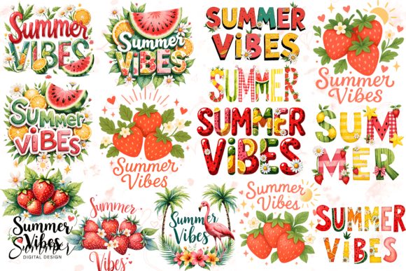 Download Summer Vibes PNG Strawberry Sublimation - Summer vibes png Collection