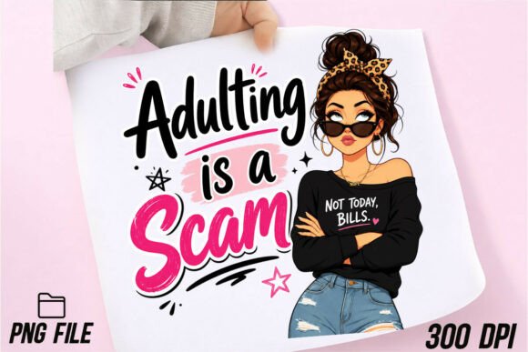 Download Adulting is a Scam PNG, Adult Humor PNG - Humor Collection