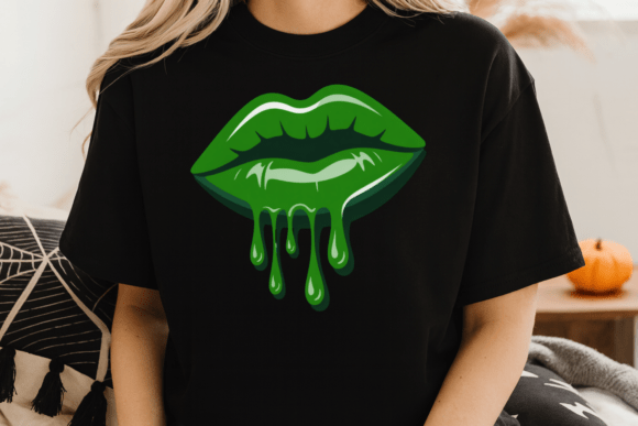 Download Green Dripping Lips PNG, St Patrick’s - Dripping lips png Collection